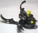 Bakugan New Vestroia Bakuneon LOOSE Single Figure Darkon (Black) Ingram