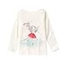 Gymboree Girls' Long Sleeve White Tutu Graphic Tee