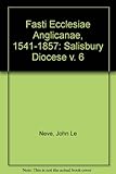 Fasti Ecclesiae Anglicanae, 1541-1857