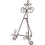 Red Metal Iron Book Stand