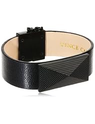 Vince Camuto Tour of Duty Items Black Pyramid Bracelet, 7"