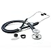 ADC Adscope 641 Sprague Stethoscope with 5 Interchangeable Chestpiece Options, 30 inch Length, Navy