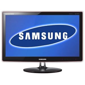 Samsung SyncMaster P2470HD 61 cm (24 Zoll) TFT-Monitor VGA, DVI, HDMI (Kontrastverhältnis dyn. 50.000:1, Reaktionszeit 5ms) schwarz