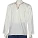 Gift for Men - Long Sleeve Casual Cotton Shirt Kurta India Size L Chest 42 inches (gsk442)