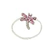 Toe Ring - T16 - Crystal Illusion - Dragonfly ~ Rose (Pink)
