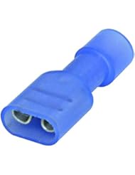 Musical Instruments: Seismic Audio - SAPT209 - 50 Pack of Fully Insulated 16/14 Gauge Female Quick Disconnect Wire Connectors - Spade Connectors - Seismic Audio Speakers, Inc.