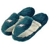 PHILADELPHIA EAGLES OFFICIAL LOGO PLUSH SLIPPERS SZ LARGE