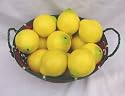 12 Piece Lemons Decorative Fruit