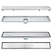 ZOIC Linear Stealth Tile Insert Floor Grate Bathroom Shower Waste Drain 304 Stainless Steel 23.62 Inches (600MM)