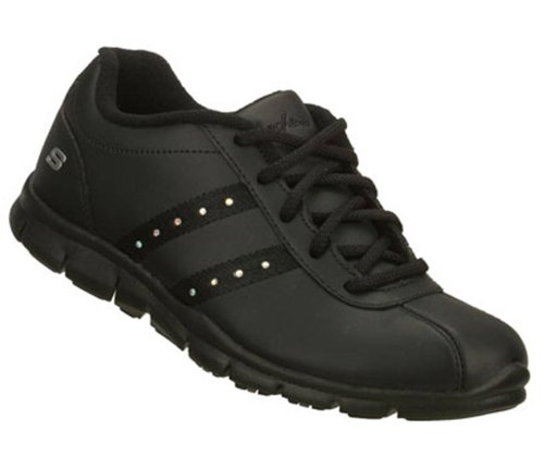 Best Price SKECHERS GRATIS INTENTION BLACK WOMENS RUNNING Size 10M