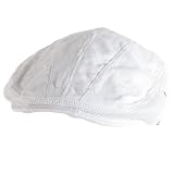 COTTON MESH DRIVING DRIVER GOLF IVY CAP HAT * WHITE * Medium / Large
