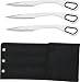 Sporting Goods : New 3pc Designer Throwing Knives Knife Set w/ Pouch