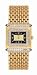 Jules Jurgensen Women's A165Y Pagoda Gold-Tone Crystal Accented Watch