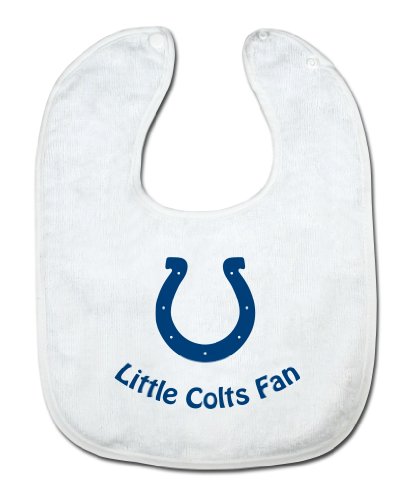NFL Indianapolis Colts White Snap Bib with Team Logo