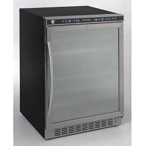 Avanti : WCR5404DZD 24in Digital Wine Cooler 46-Bottle Capacity and Rollout Wooden Shelves