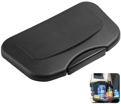 Practical Car Rear Seat Food Drink Holder Foldable Tray Stand (Khaki)