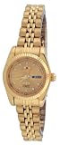Orient Women's Automatic Self-Winding Gold Tone with 12 Diamonds Watch Model BNQ1Y001C9 (Gold Face)