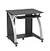 OSP Designs Saturn Computer Cart, Black and Silver