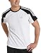 adidas Men's Response Short-Sleeve Tee, White/White/Black, Medium