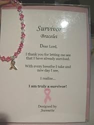 Gift Set - Breast Cancer Hand crafted Swarovski Bracelet