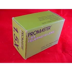 PROMASTER (1.5x) TELEPHOTO LENS for (37mm) Palm Corders