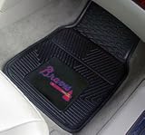 Nifty 8831 MLB-Atlanta Braves Vinyl Universal Heavy Duty Fan Floor Mat