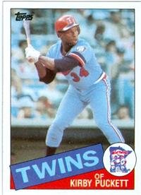 Kirby Puckett 1985 Topps Baseball Card #536 Minnesota Twins - mint condition unsigned rookie card
