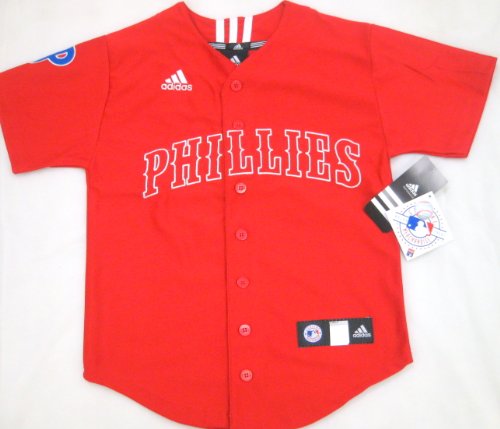 MLB Adidas Philadelphia Phillies Stitched Jersey Youth Medium (Size 10-12)