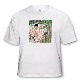Londons Times Famous People Places Books Cartoons - Tarzan and Jane Eyre - T-Shirts