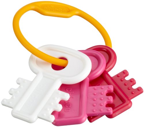 Chicco 63216100000 - Schl&uuml;sselbei&szlig;ring, rosa Preisvergleich
