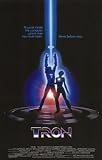 Tron (Reaching for Light) Black Wood-Mounted Movie Poster Print - 27 X 40