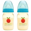 Green To Grow 2 Baby Bottle 5oz wide neck