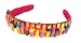 Worry Doll Headband - Wine