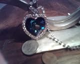 Large Titanic Necklace Made with Swarovski Crystals & Titanic Ticket Poster