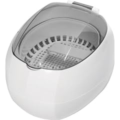 Wei�er Ultraschallreiniger f�r Schmuck, Brillen, CDs etc - gro�es Fassungsverm�gen