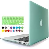 iBenzer&reg; - 2 in 1 Multi colors Soft-Touch Plastic Hard Case Cover & Keyboard Cover for Macbook Air 11'', Green MMA11GN+1