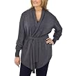 Merona&reg; Collection Plus Merino Wool Wrap Cardigan -Charcoal