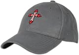 Christian Embroidered Cross Hat Velcro Adjustable