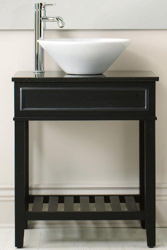 Brock Vanity 35Hx24W BLACK