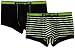 Papi Men's Cotton Stretch 2 Pack Brazilian Soft Trunk Brief