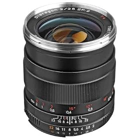 Zeiss Wide Angle 28mm F/2 Distagon T* ZF.2 Series Manual Focus Lens for the Nikon F (AI-S) Bayonet SLR System.