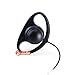 Zeadio ZP-AR155 RECEIVER/LISTEN ONLY D Shape Earpiece with 3.5mm Connector for Cell Phone, Two-Way Radios, Transceivers and Radio Speaker Mics Jacks