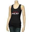 adidas Miami Heat Ladies Black Horizon Tank Top