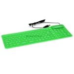 Flexible Water Proof Keyboard - Green