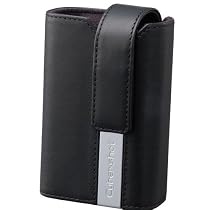 Sony LCS-WG Leather Carrying Case For W Seires Cybershot - Black