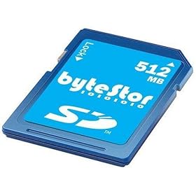 ByteStor 512MB SD High Speed 66X ( Secure Digital) Card
