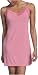  : Intimo Women's Soft Knit Chemise with Lace