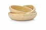 Bambu Double Wall Oval Nesting Baskets, Set of 3, Natural