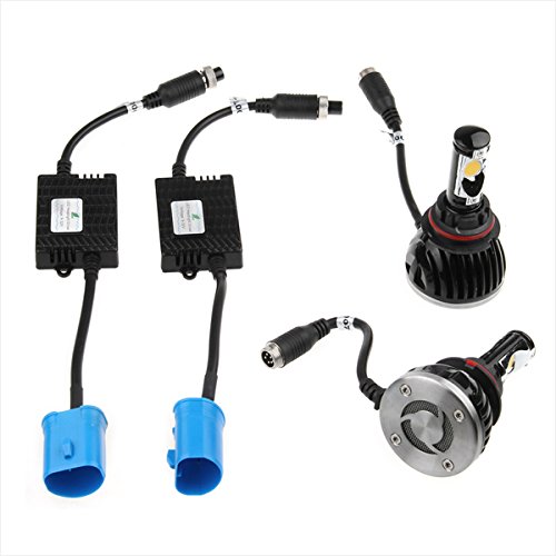 Generic Pack of 2 28W 2200LM 5000K 9007 LED Headlight Kit 9007 Car CREE