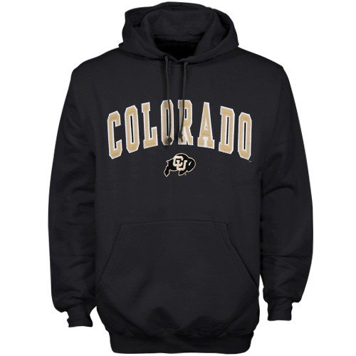 Buy Colorado Buffaloes Black Mascot One Hoody Sweatshirt by Football Fanatics